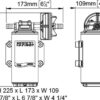 Marco UP10-P 24V PEEK Water Pump 18 l/min 164-402-13 - Image 2