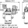 Marco UP3/E 12V / 24V Water Pump 15 l/min 164-602-15 - Image 2