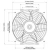 278 mm Davies Craig Slimline THERMATIC® 24V Electric Fan 0148 - Image 2