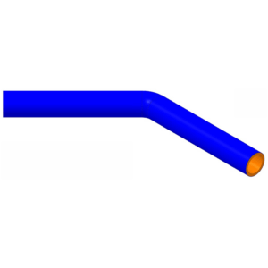 45° Bend 35 mm ID, 200 mm legs (SH45DE-138)