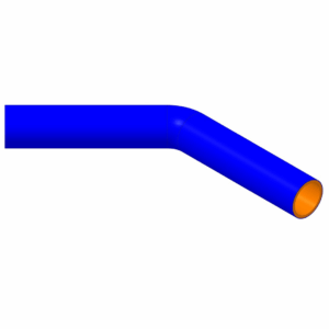 45° Bend 51 mm ID, 200 mm legs (SH45DE-197)