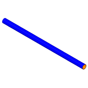 Straight Hose 40 mm ID, 1 m long (SHSH-157)