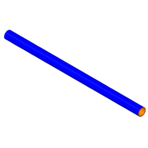 Straight Hose 45 mm ID, 1 m long (SHSH-177)
