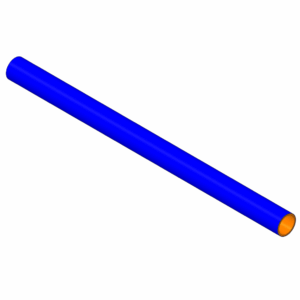 Straight Hose 57 mm ID, 1 m long (SHSH-224)