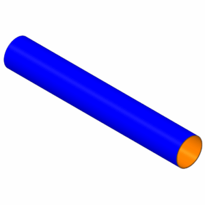 Straight Hose 140 mm ID, 1 m long (SHSH-550)