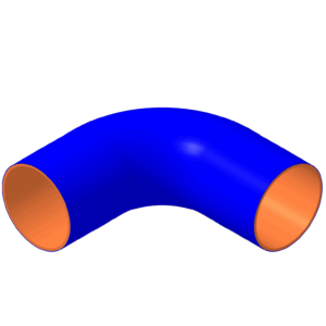 90° Bend 127 mm ID (SH90DE-500)