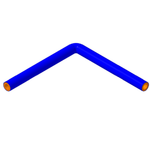 90° Bend 13 mm ID, 200 mm legs (SH90DE-051)