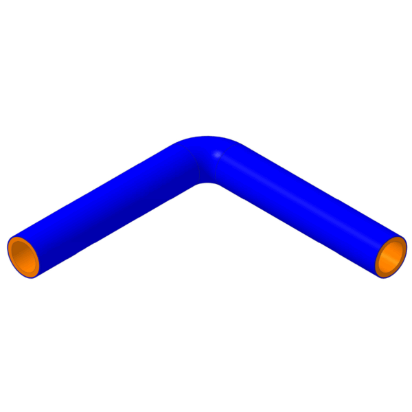 90° Bend 28 mm ID, 200 mm legs (SH90DE-110)