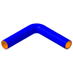 90° Bend 35 mm ID, 200 mm legs (SH90DE-138)