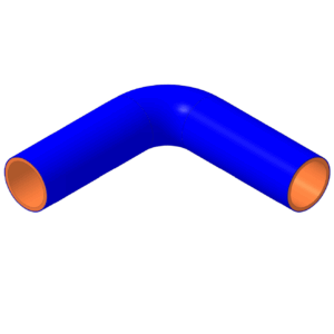 90° Bend 51 mm ID, 200 mm legs (SH90DE-197)