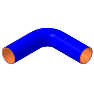 90° Bend 57 mm ID, 200 mm legs (SH90DE-224)