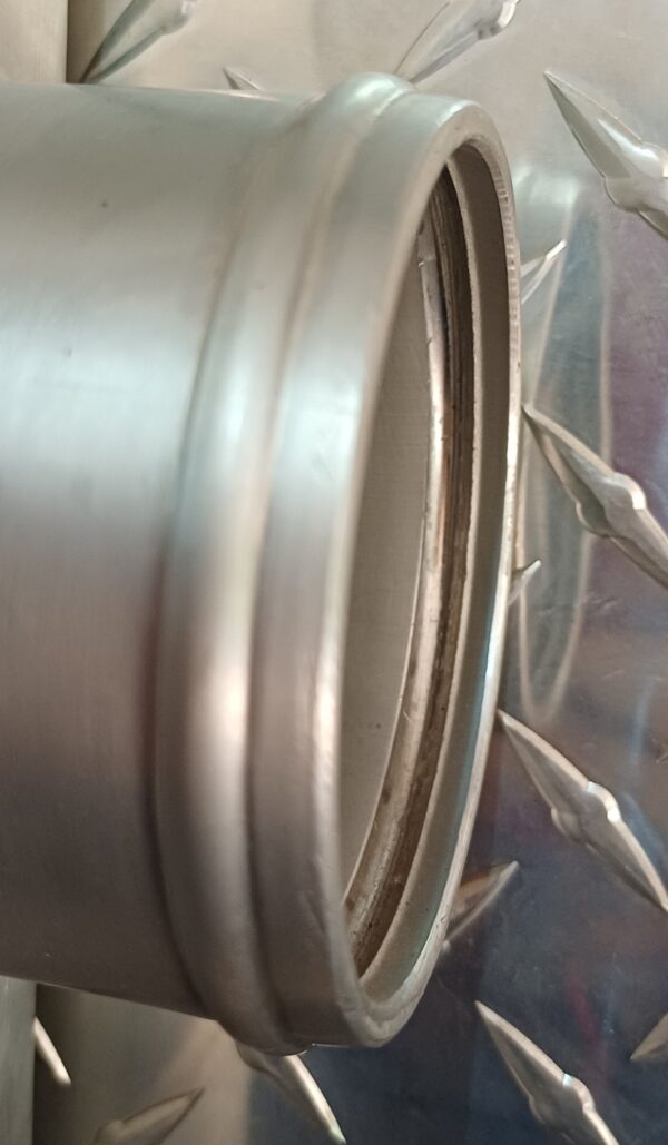 Bead lip rolling on aluminium pipe (per single roll) - Image 2