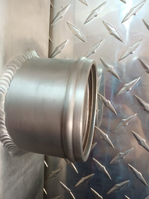 Bead lip rolling on aluminium pipe (per single roll)